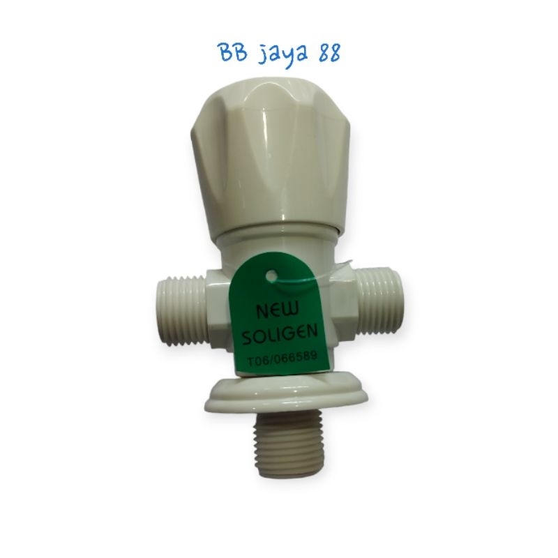 KRAN CABANG KLOSET CABANG 2 PVC SOLIGEN
