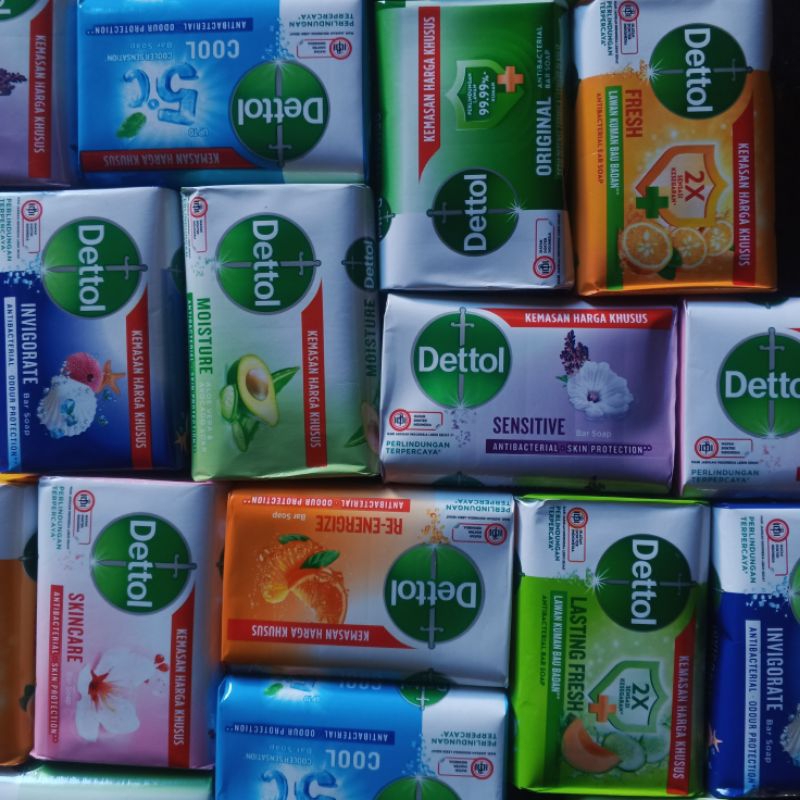 DETTOL 100 gram SABUN BATANG Dettol 100gr Sabun Mandi Dettol Besar