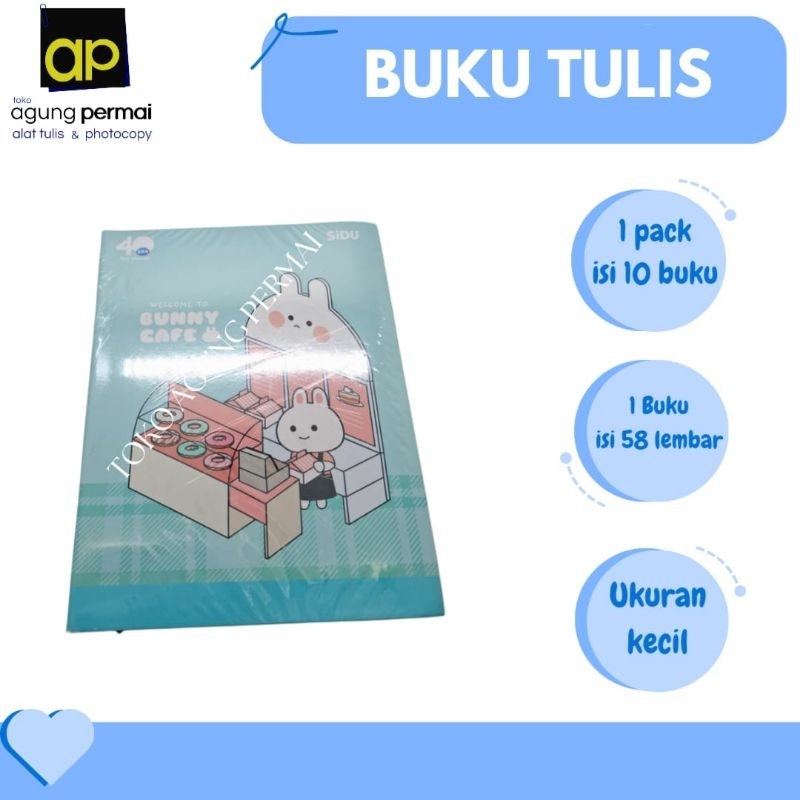 

Buku Tulis Isi 58 Lembar/Pak