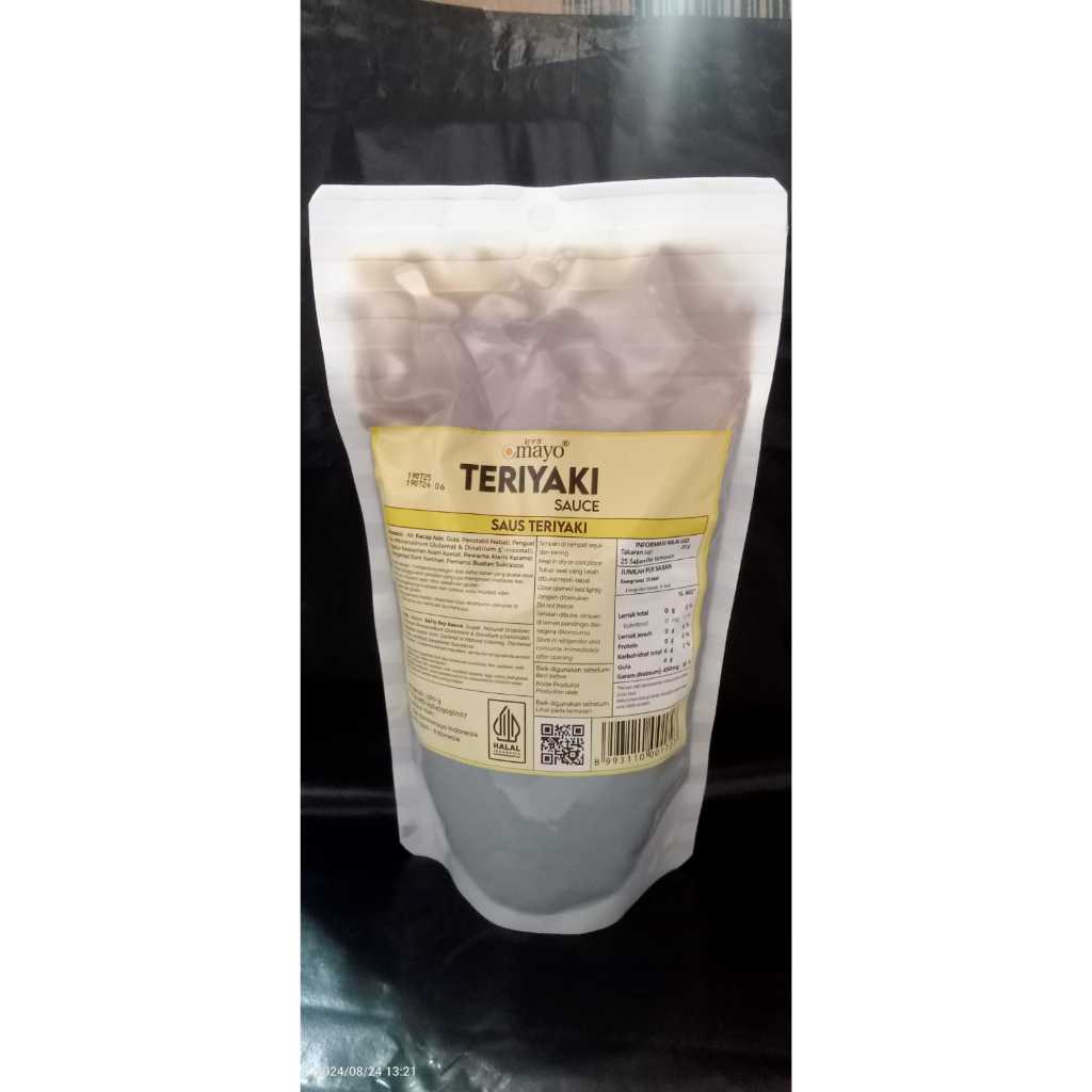 

Omayo Teriyaki sauce Bumbu grill korean bbq saus teriyaki halal 500 gr