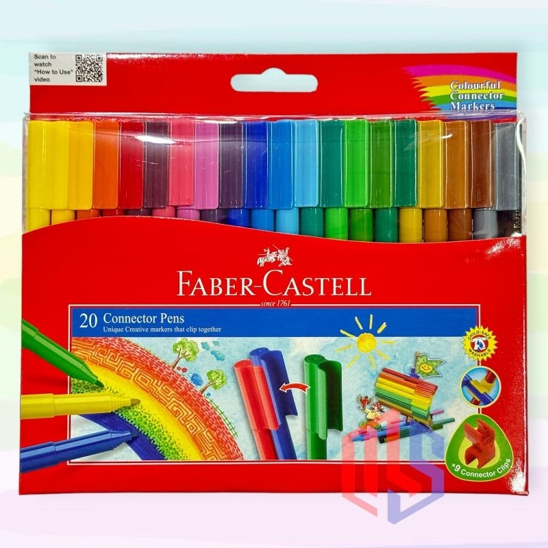 

Connector Pen / Konektor Spidol Faber-Castell 20 Warna