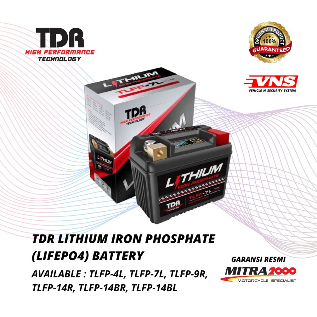 TDR Lithium Iron Phosphate (LiFePO4) Battery | AKI TDR | AKI LITIUM
