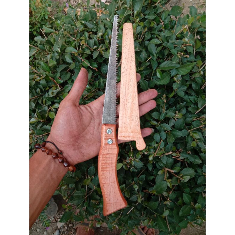 Gergaji bonsai lurus sarung, gergaji dahan bonsai