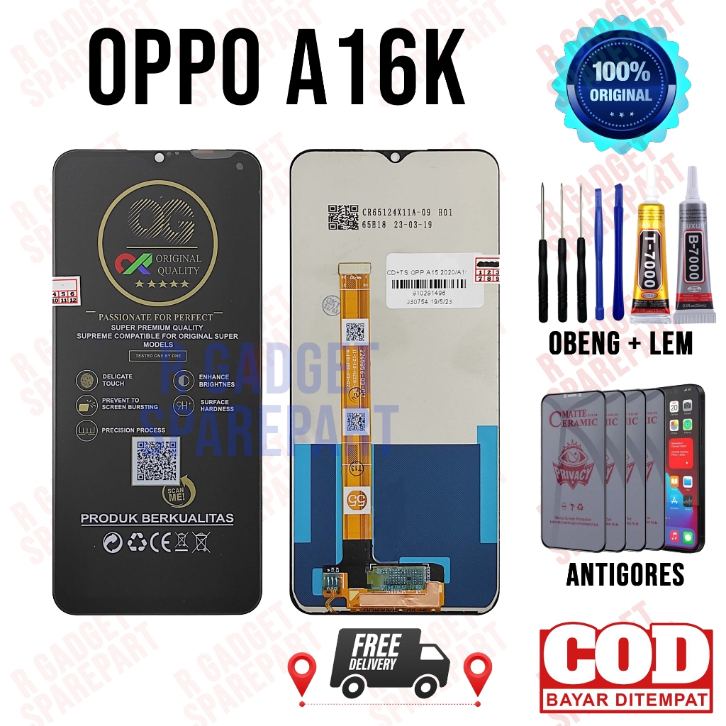 Lcd Oppo A16k Original OEM Quality Lcd Touchscreen Oppo A16k  Fullset