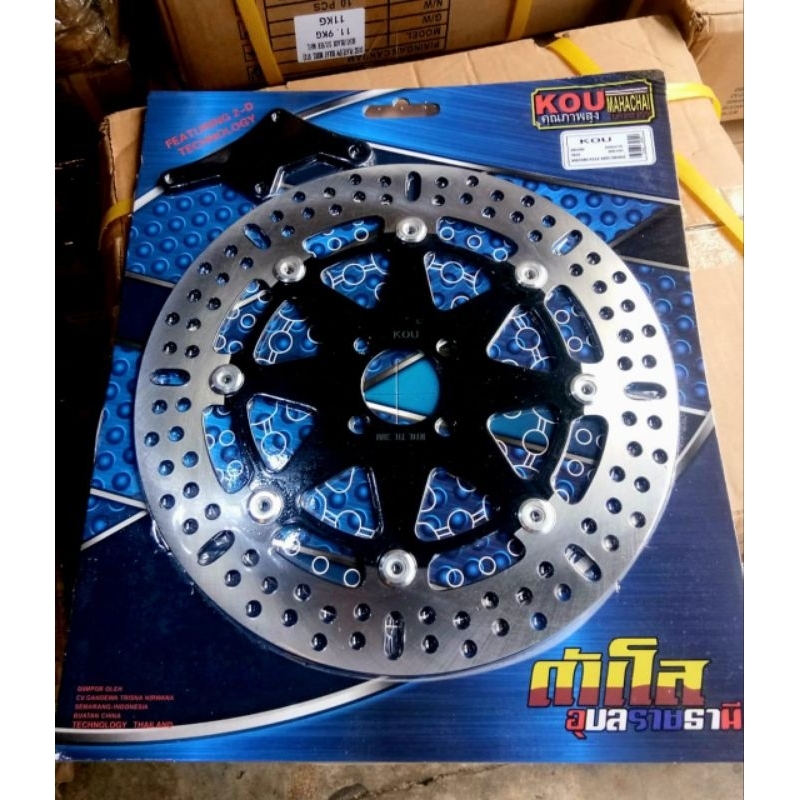 piringan disk 300mm shogun 125 / smash disk brake depan 2tak shogun125  copi psm