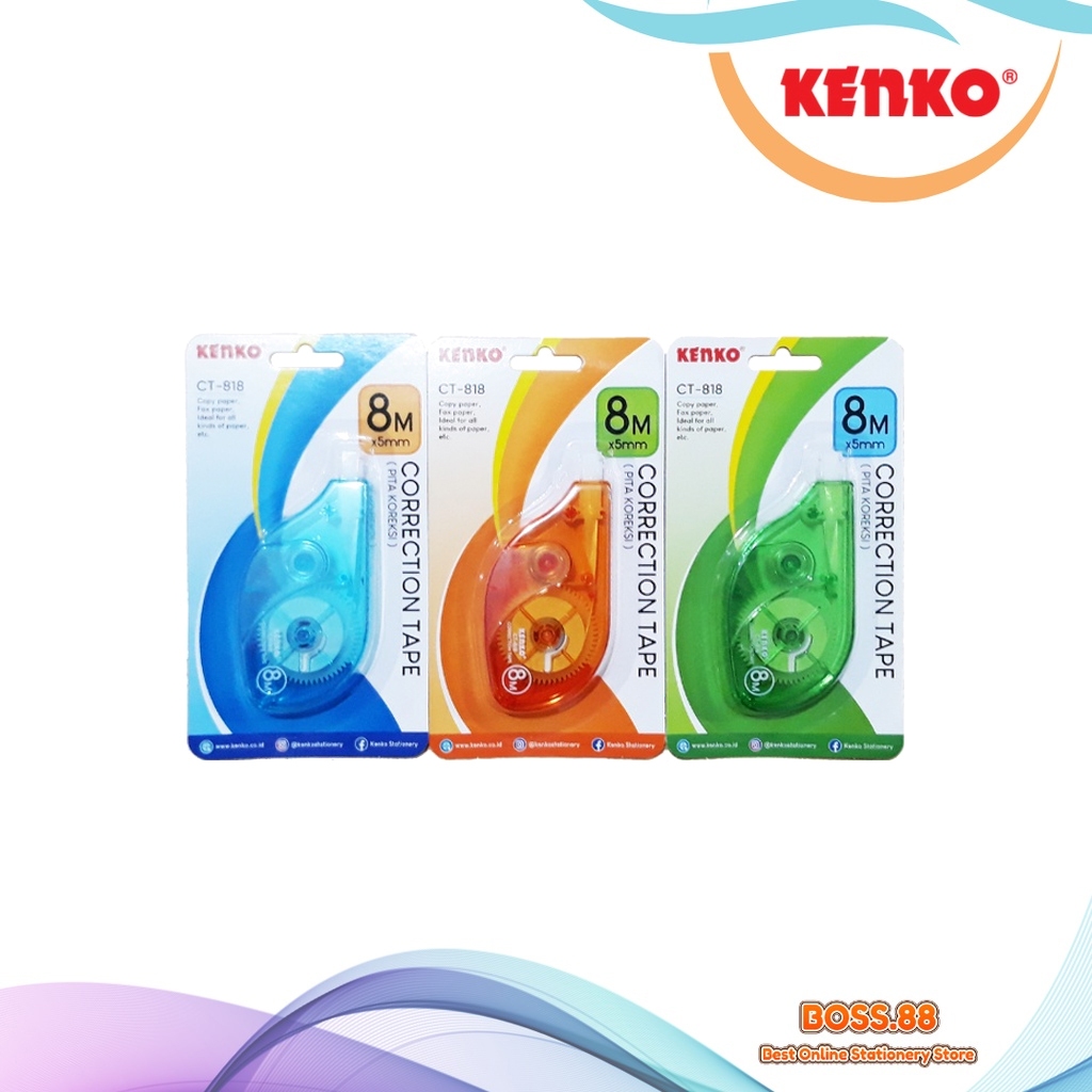 

CORRECTION TAPE (CT) KENKO CT-818 (1 PCS)
