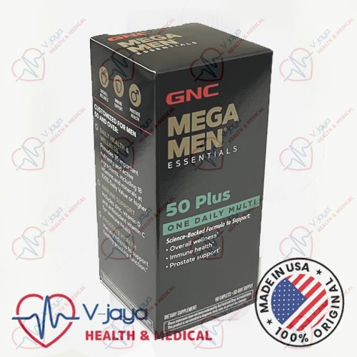GNC MEGA MEN - 50 Plus One Daily - 60 Caplets