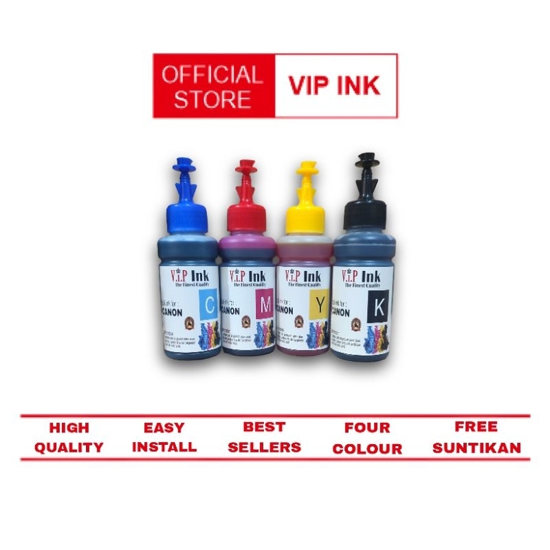 VIP INK Tinta Canon PG40 PG47 PG740 PG745 PG810 PG830