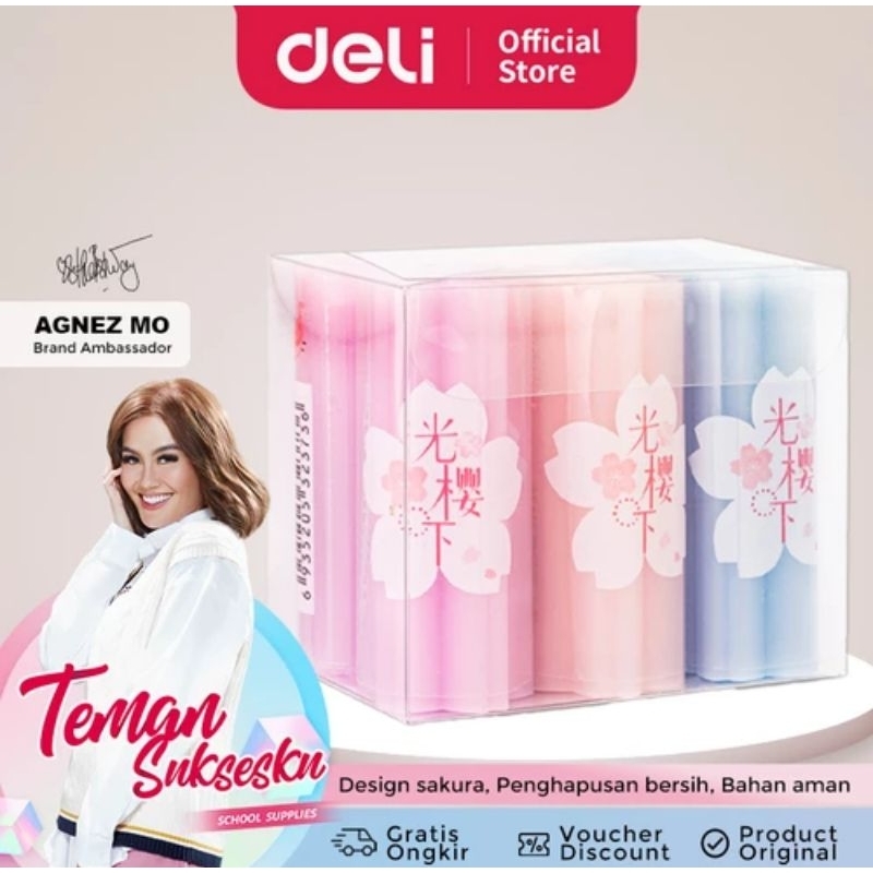 

Penghapus Design Bentuk Bunga Sakura DELI 71136 (1 pcs)