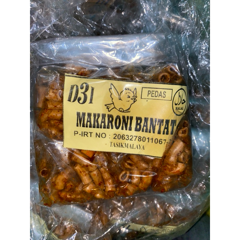 

Makaroni bantet Pedas gurih 1 pack (isi 10pcs)
