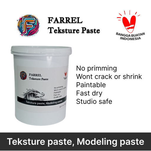 

[Whispers] Texture paste 1000gr Artists Modeling Pastel digunakan untuk membuat tekstur, efek 3D