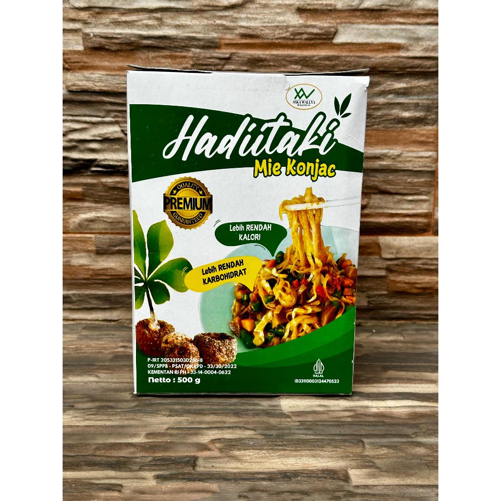 

HADIITAKI Mie Porang 500gr - Mie Diet/Shirataki/Konjac