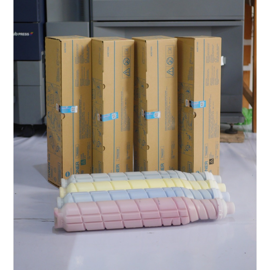 Jual toner konica minolta TN619 TN662 segel biru satuan original