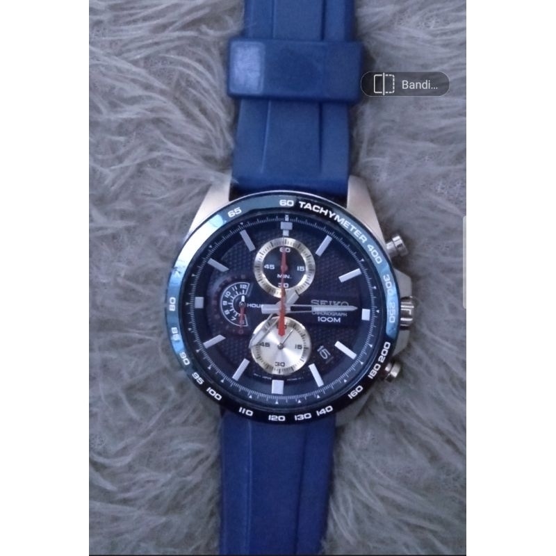 JAM TANGAN BEKAS PRIA SEIKO CHRONOGRAPH SSB289P1 ORIGINAL