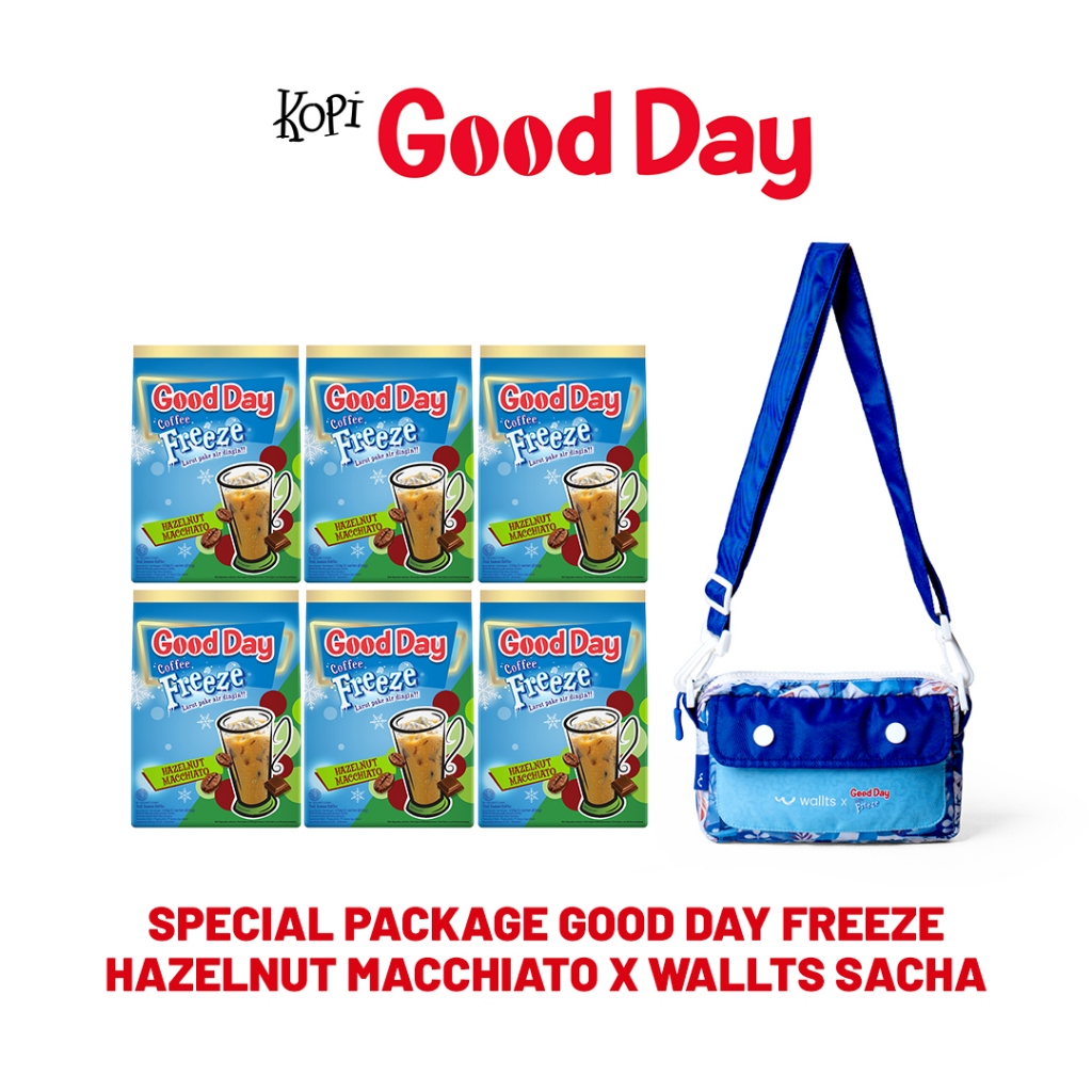 

Special Package Good Day Freeze Hazelnut Macchiato x Wallts Sacha