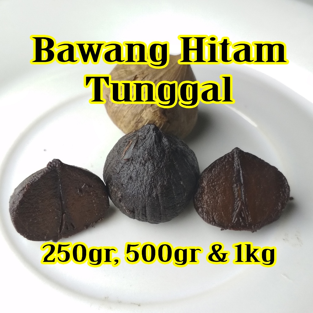 

Black Garlic Bawang Hitam Tunggal Lanang Garlik Solo 1KG 1 KG 1000gr 250gr 500gr 250 gr 500 gr 1000 gr 250 gram 500 gram 1000 gram Sekilo Kiloan Fermentasi Bukan Bawang Putih Kating Bonggol Siung Obat Jantung Penurun Darah Tinggi Hipertensi Kolesterol