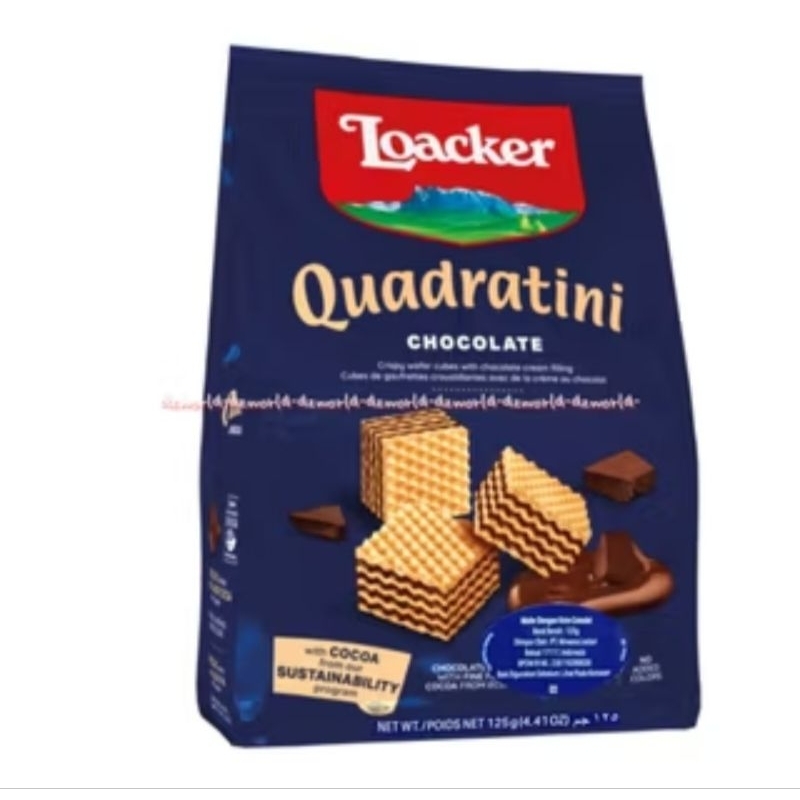 

LOACKER WAFER QUADRATINI 125gr