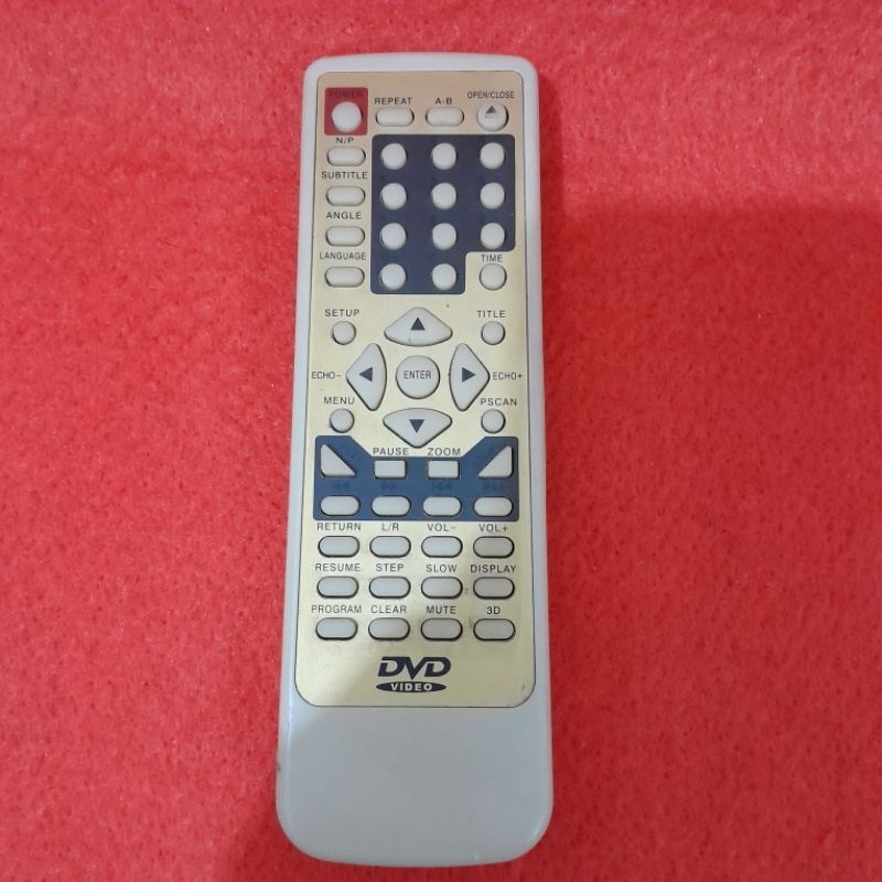 Remote DVD Player Original Asli . Remote DVD .