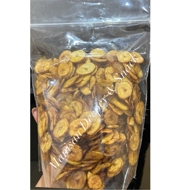 

[READY STOCK] KERIPIK PISANG BULAT PREMIUM 500 GRAM GURIH & RENYAH