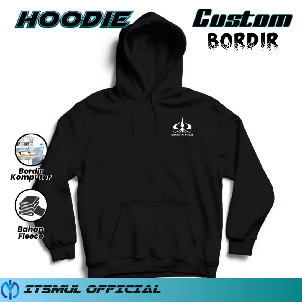 Hoodie Universitas Trisakti Bordir Jaket Universitas Trisakti