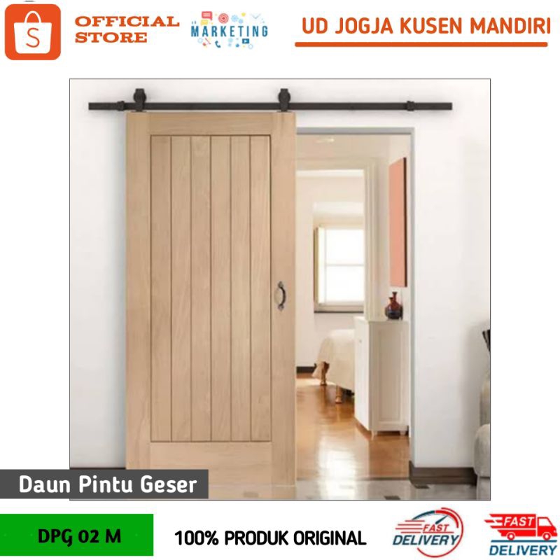 DPG 02 M - Daun Pintu Geser / Pintu Sorong