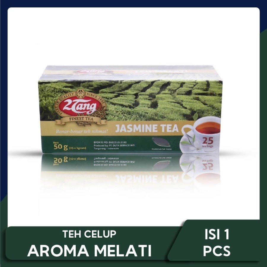 

Teh 2Tang / 2 Tang Jasmine Tea / Teh Melati 50gr - 1 box @25 bags - Seller