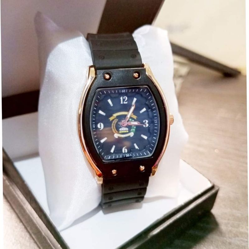 jam custom oval bhayangkari