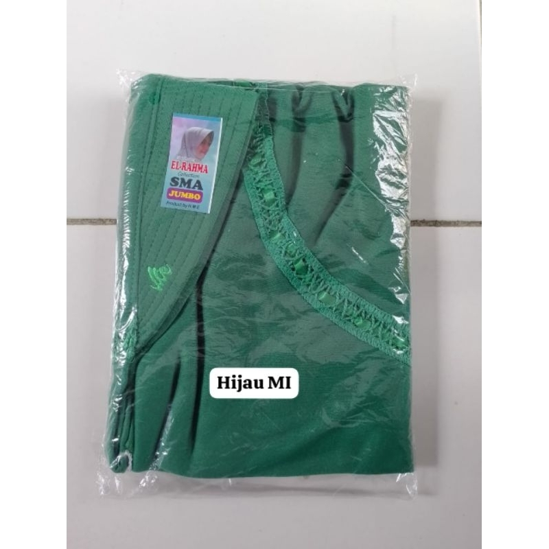 Jilbab robbani anak sekolah Paud TK SD SMP SMA dewasa warna hijau MI hijau madrasah hijau tua hijau 