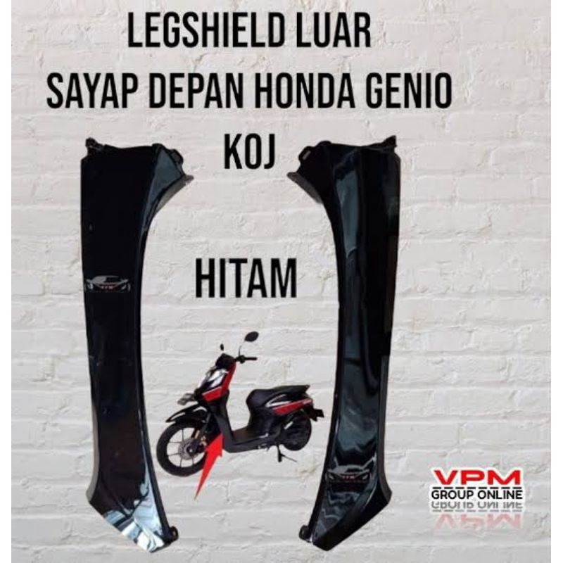 sayap body depan tebeng samping motor Genio Honda Genio