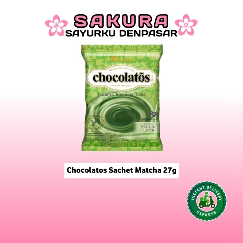 

Chocolatos Matcha Sachet 27g 1pcs - SAKURA