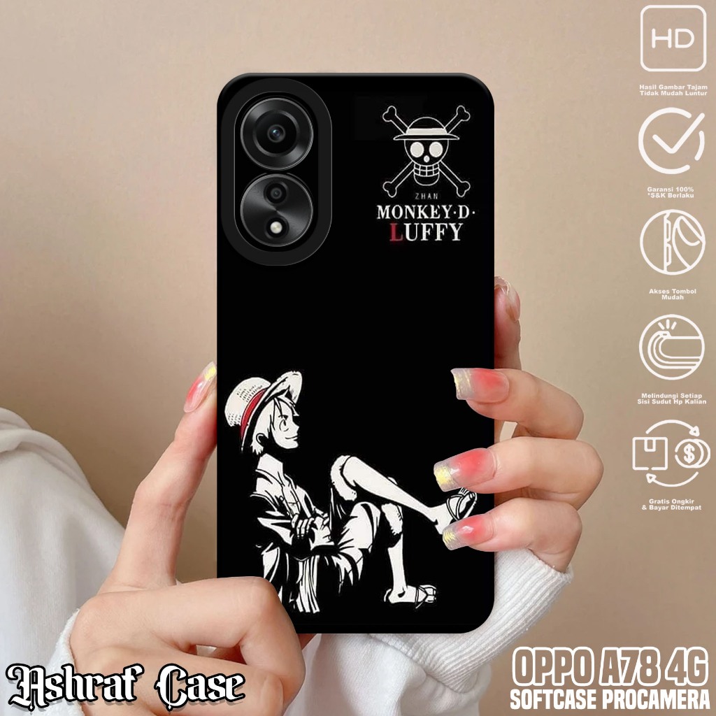 Case OPPO A78 4G - Casing Hp OPPO A78 4G Motif OP - Softcase Hp OPPO A78 4G - Silikon Hp OPPO A78 4G