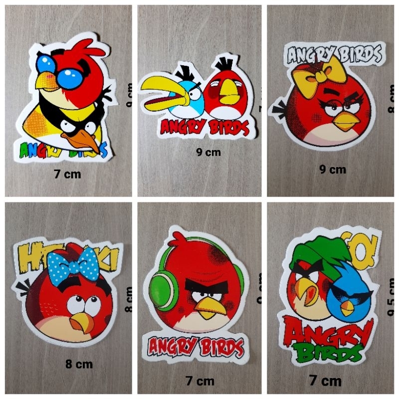 

STIKER GRAFTAC ANGRY BIRDS UKURAN KECIL