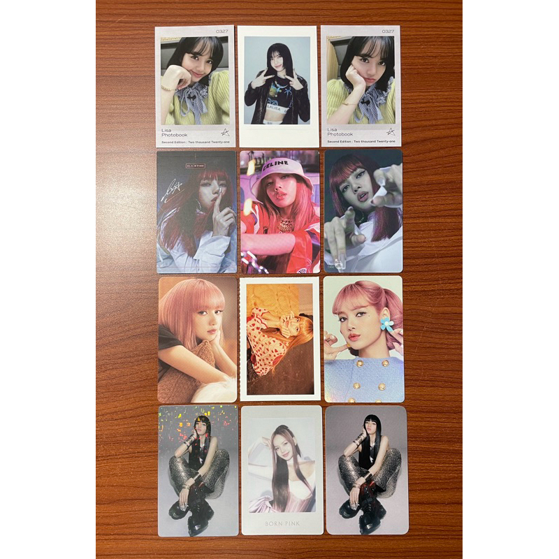 OFFICIAL PHOTOCARD PC LISA LALISA BLACKPINK PART 7