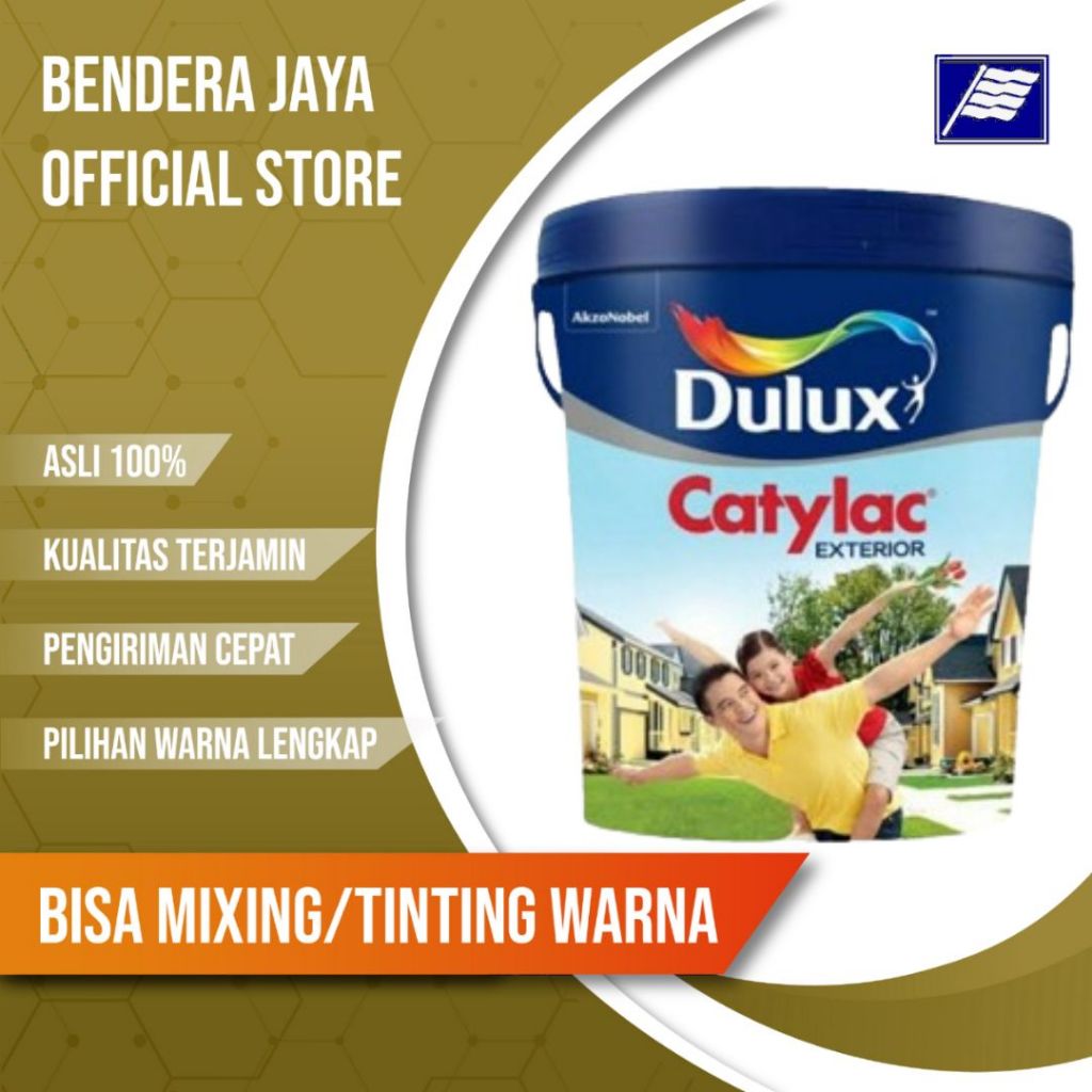 Cat Dulux Catylac Exterior 5 Kg/ Cat Tembok Exterior