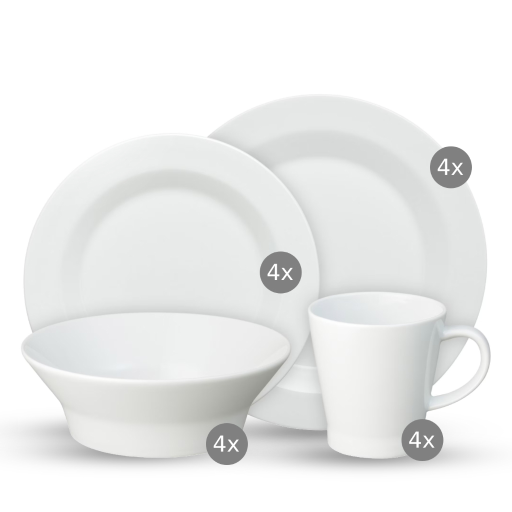 [READYYY] Ticarts Tableware Dinner Set Cohen 16pcs - Piring Makan Set Keramik Porcelain Aesthetic