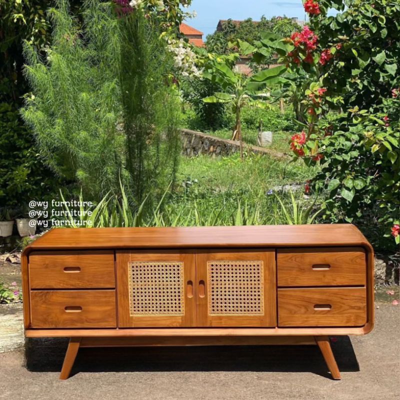 Bufet Minimalis Kayu Jati, Bufet Meja Tv Minimalis, meja tv kayu jati, bufet meja tv kayu jati