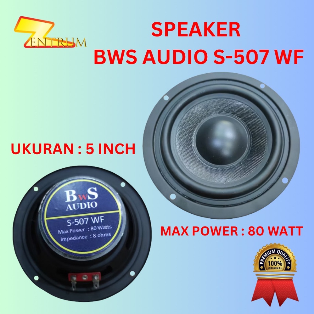 Speaker 5 inch BwS Audio S507 80watt / Speaker 5inch 80 watt BwS Audio
