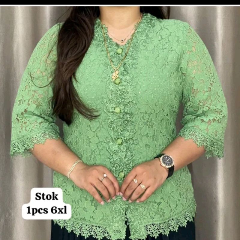 Blus brokat cz premium ukuran L,XL,xxl jumbo