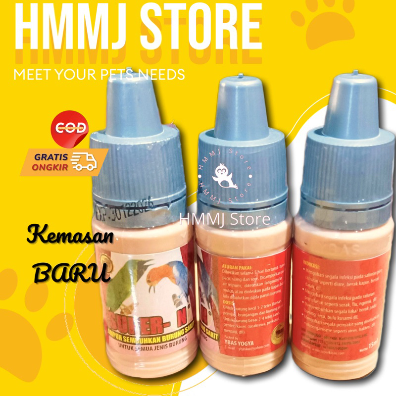 [Bisa COD] SUPER N Obat Burung Berkicau