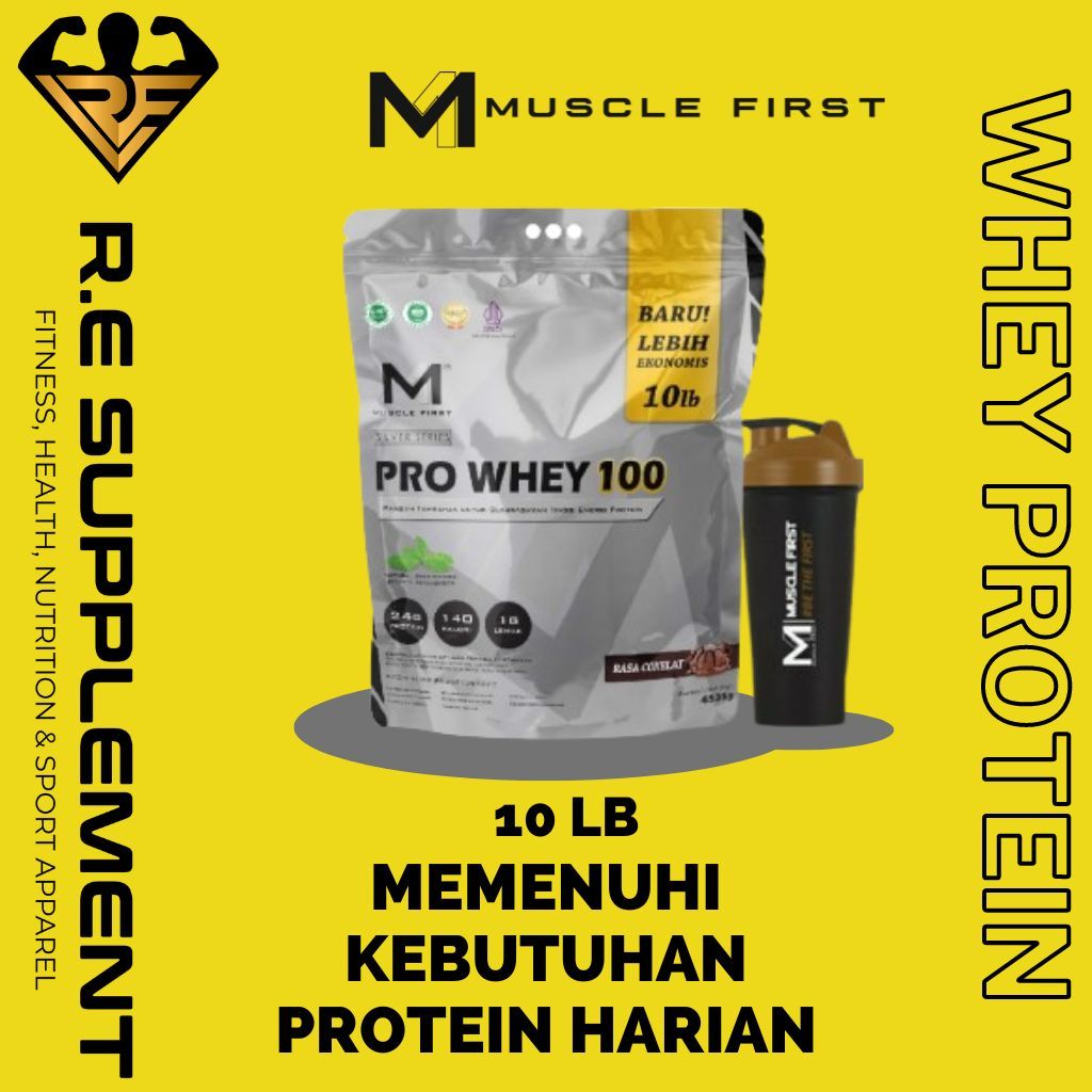 Muscle First Pro Whey 100 10LB – Whey Protein Otot & Recovery