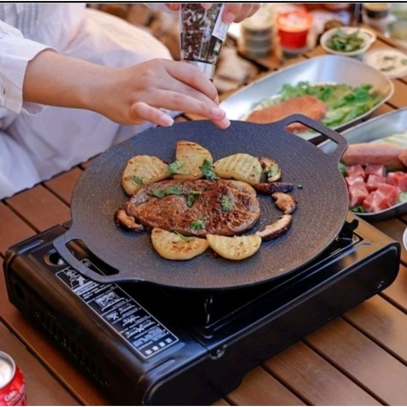 Wajan Panggangan Gepeng  | Wajan Panggangan Konduksi Anti Lengket