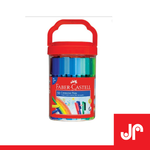 

FABER CASTELL 50 CONNECTOR PENS SPIDOL WARNA MARKER CONNECTOR PEN ISI 50