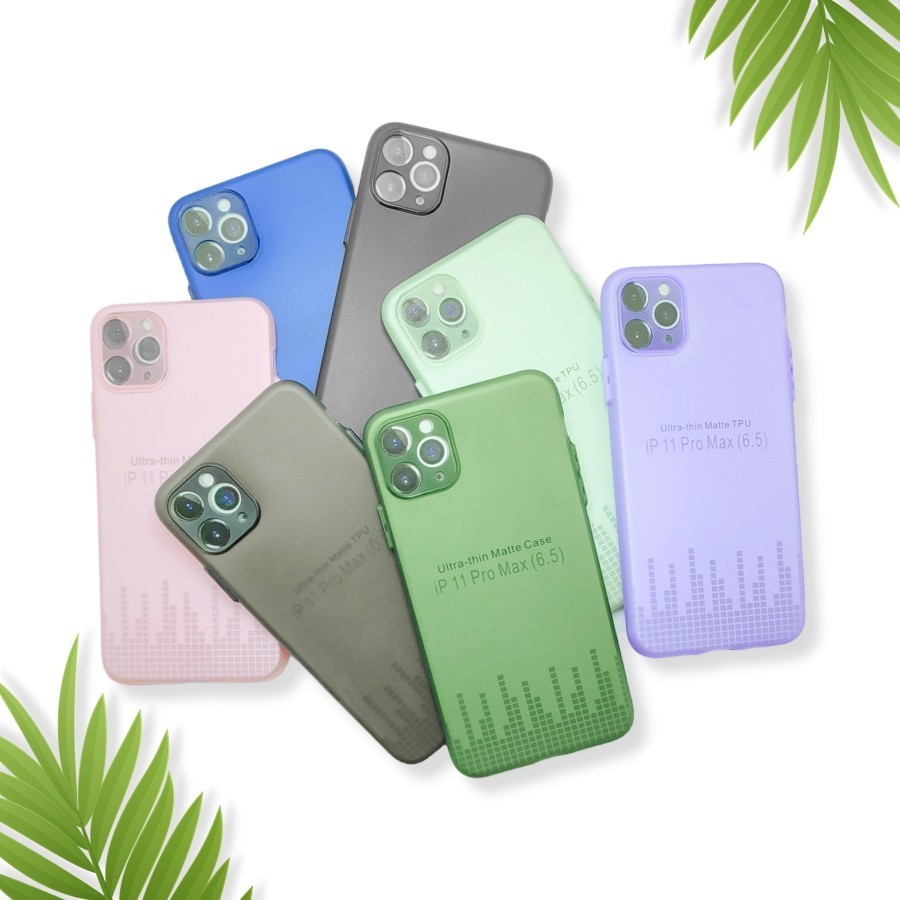 Ultra Thin Matte Case 0.3MM Iphone 11 Pro Max Soft Case Casing Warna Super Tipis Slim Case Premium