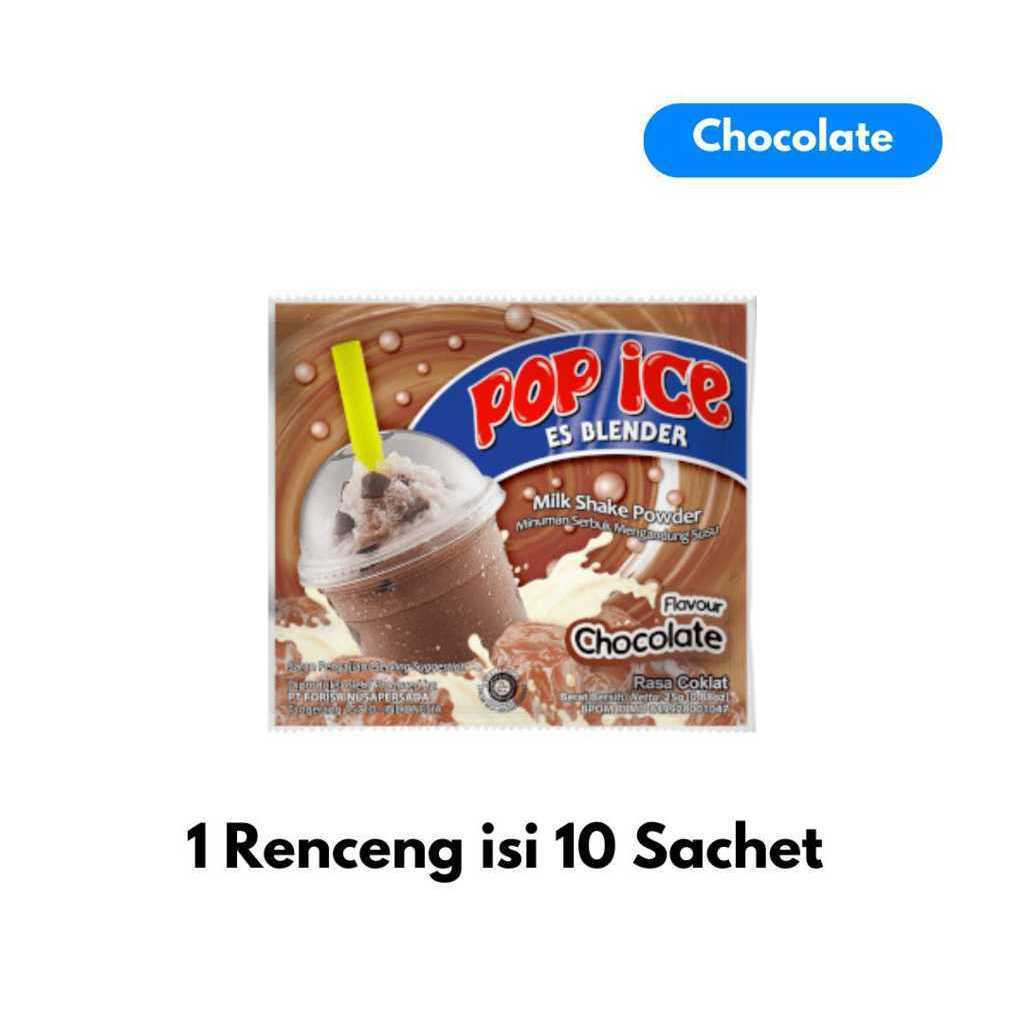 

Pop ice 25gr Es Blender Renceng isi 10Sachet