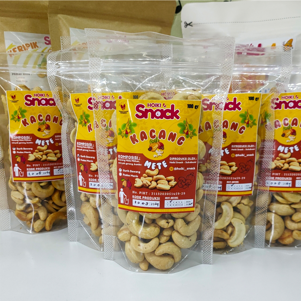 

Camilan Kacang Mete Gurih Hoiki Snack Bawang