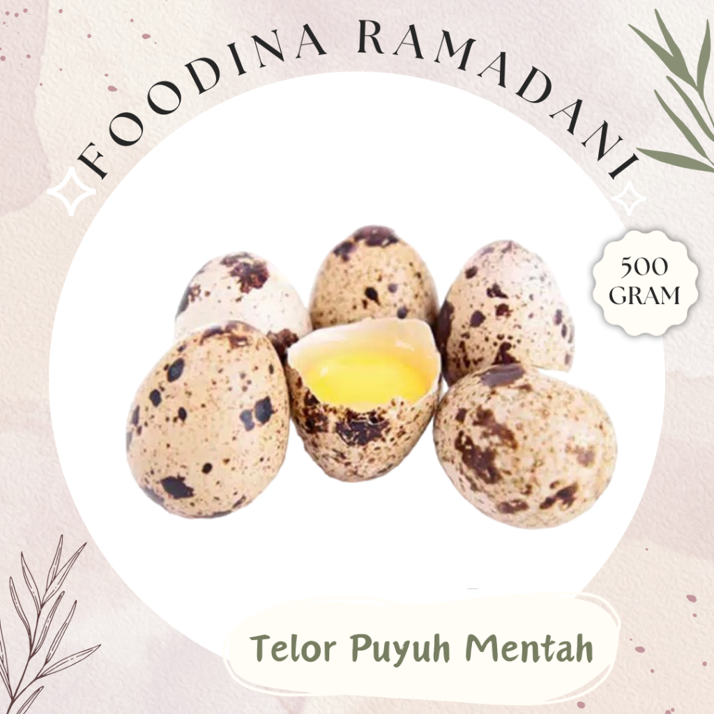 

TELOR PUYUH Mentah Curah - Quail Eggs Fresh [ Berat 500gr ] Harga Per 0,5 Kg