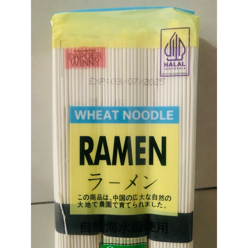 

Mie Ramen Kering / Mi Ramen Kering / Bakmi Ramen Kering 300 gr 3 porsi