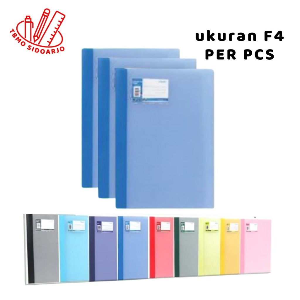 

TBMO Bantex Presentation Folder F4 With Label / Business File 3251 - Per Pcs