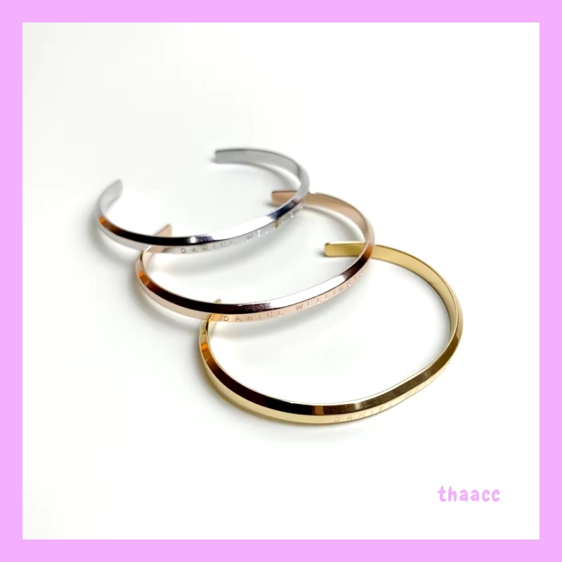 Gelang Wd / Classic Cuff Wd Premium Gold , Rosegold , Silver