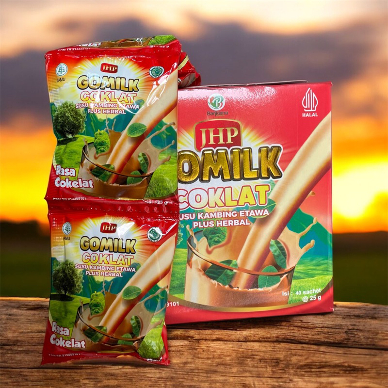 

JHP GOMILK SUSU KAMBING ETAWA plus HERBAL 40 sachet